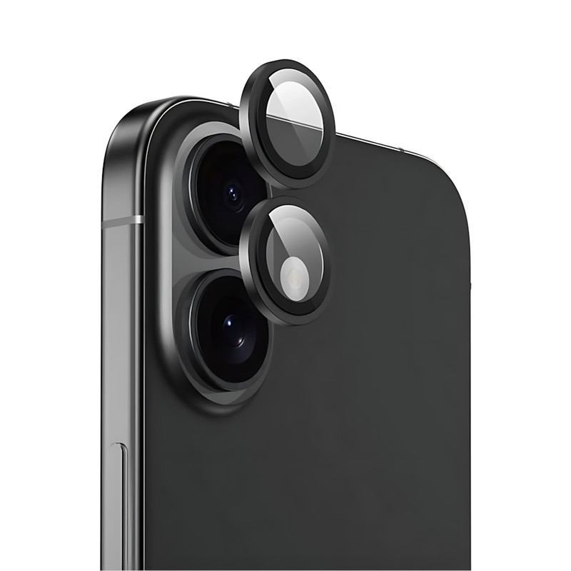 محافظ لنز دوربین شیشهای گرین لاین مدل PlusShot مناسب برای گوشی موبایل اپل iPhone 16