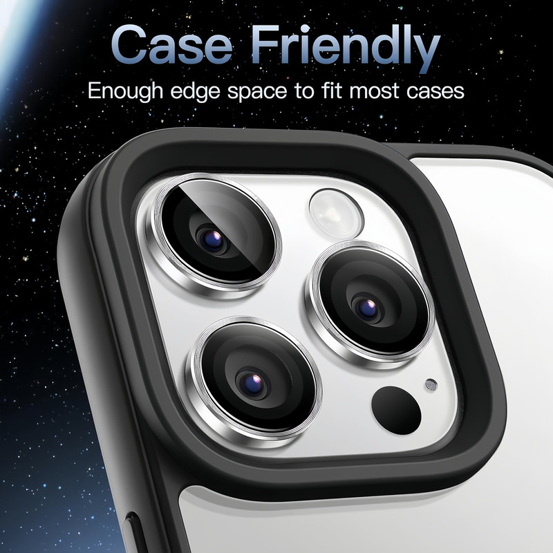 محافظ لنز دوربین اسلیکتو مدل Pro Plus مناسب برای گوشی موبایل اپل iPhone 15 Pro Max