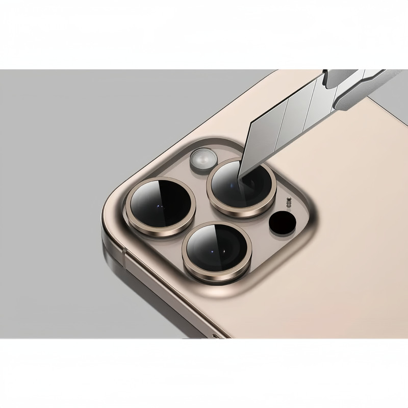 محافظ لنز دوربین اسلیکتو مدل Pro Plus مناسب برای گوشی موبایل اپل iPhone 15 Pro Max