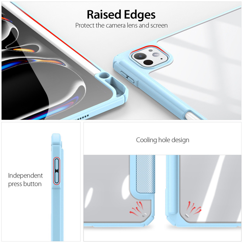 کیف کلاسوری نکسورا مدل DuxDucis مناسب برای تبلت اپل iPad Pro 11 (2024)