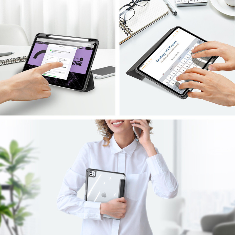 کیف کلاسوری نکسورا مدل DuxDucis مناسب برای تبلت اپل iPad Pro 11 (2024)