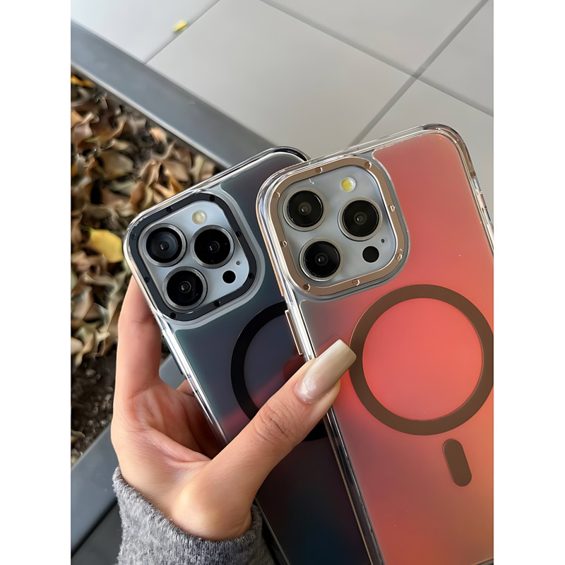 کاور مدل AuroraFlux مناسب برای گوشی موبایل اپل iPhone 13 Pro به همراه محافظ لنز
