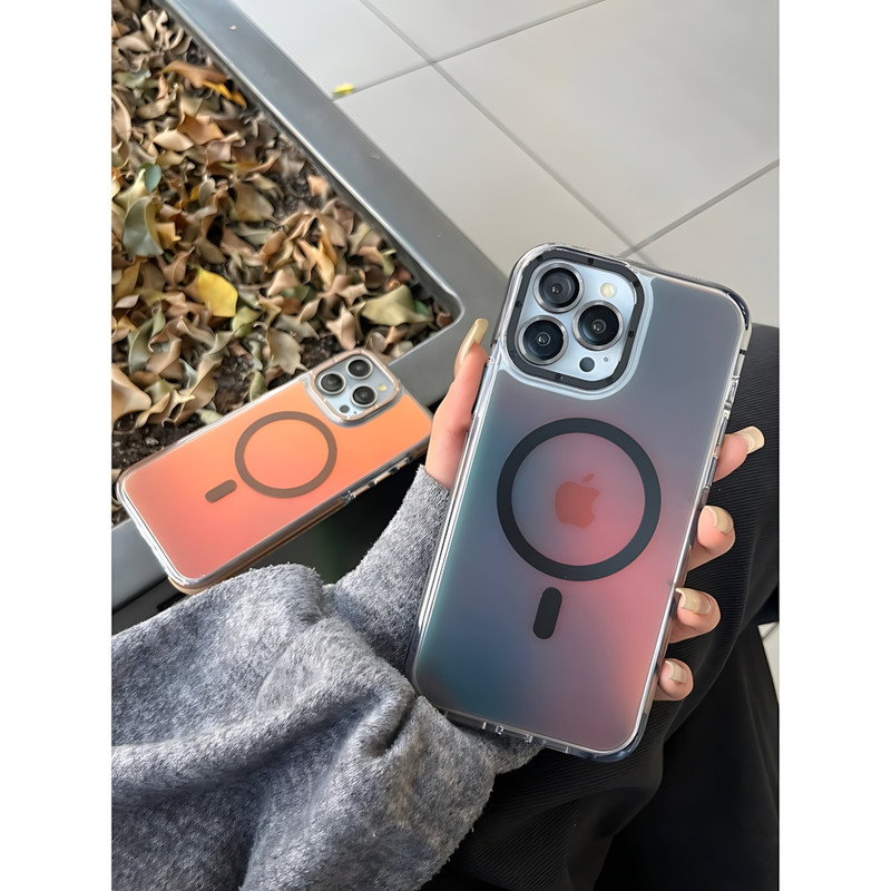 کاور مدل AuroraFlux مناسب برای گوشی موبایل اپل iPhone 13 Pro به همراه محافظ لنز