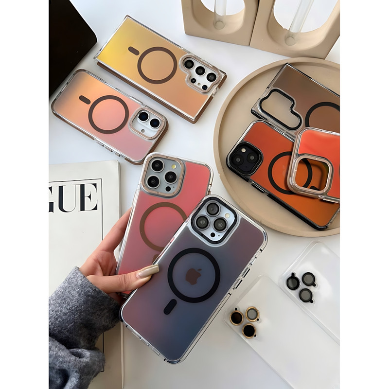 کاور مدل AuroraFlux مناسب برای گوشی موبایل اپل iPhone 13 Pro به همراه محافظ لنز
