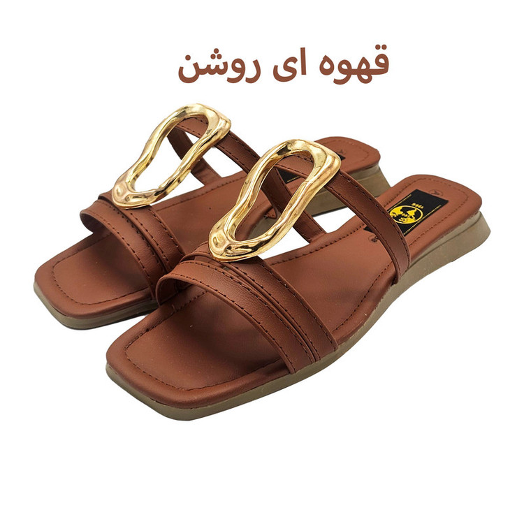 صندل زنانه سیی 1966 مدل دفرمه تخت کد 2292