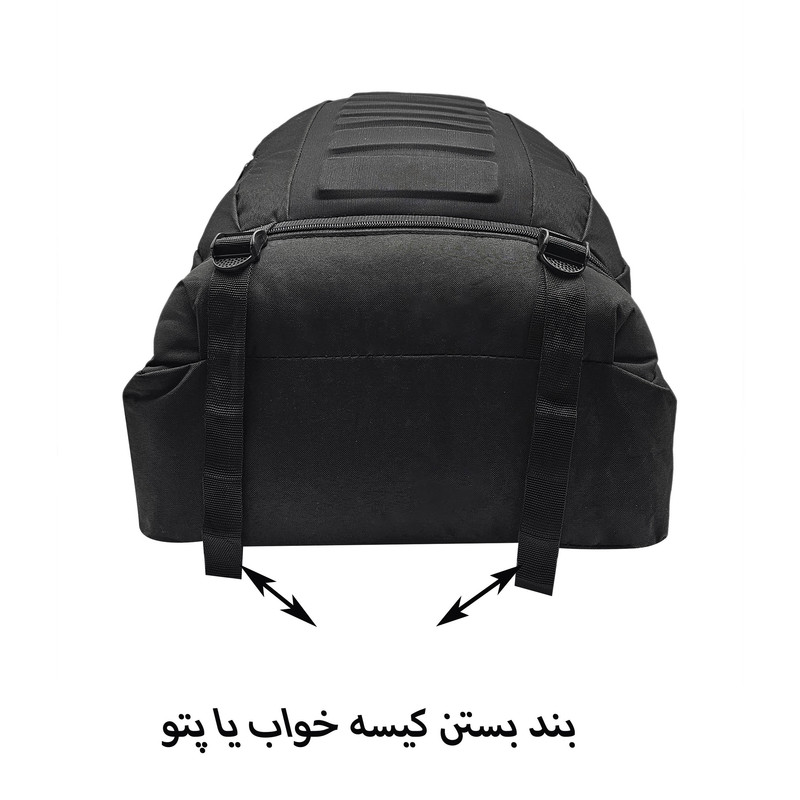 کوله پشتی سیی 1966 مدل کرکره ای کلاسیک کد 2217