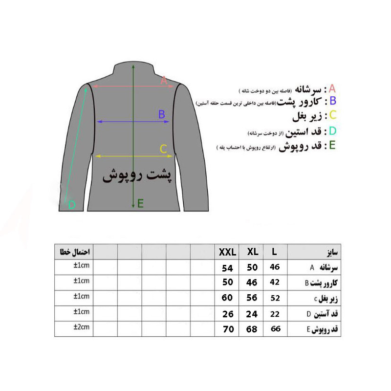 روپوش آشپزی سیی مدل شِف کد 1215.3