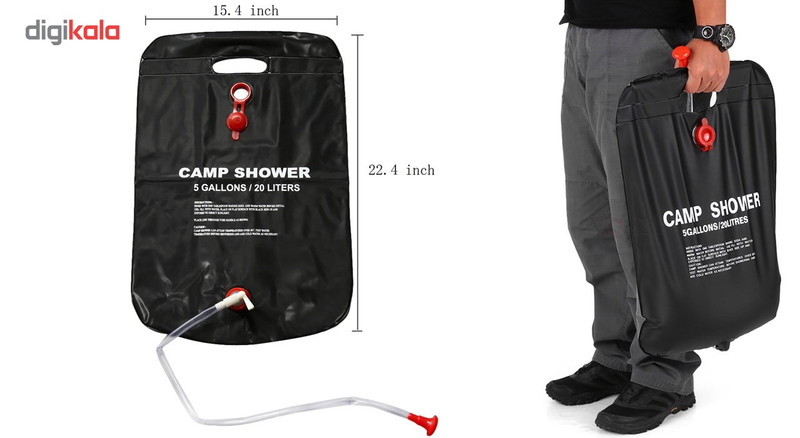 دوش سفری مدل Camp Shower ظرفیت 20 لیتر