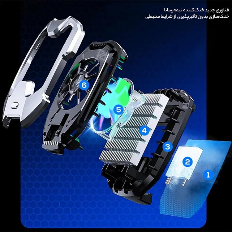 خنک کننده گوشی موبایل ممو مدل DLA8