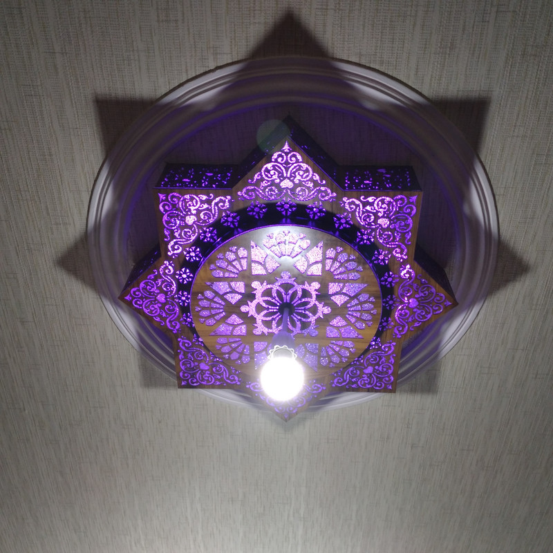لوستر سقفی و دیواری مدل ستاره