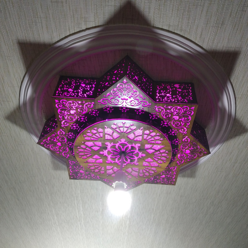 لوستر سقفی و دیواری مدل ستاره