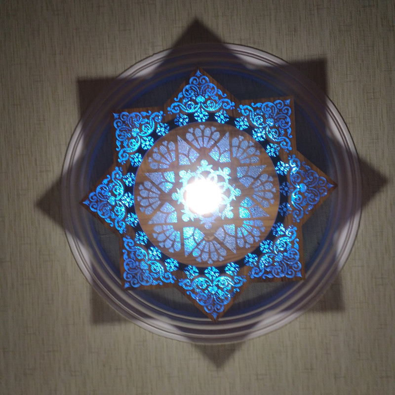 لوستر سقفی و دیواری مدل ستاره