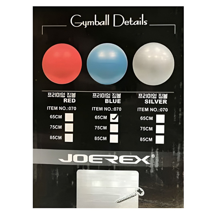 توپ جیم بال خاردار اعلا مارک JOEREX سایز 65 تا 85 با تلمبه(و خرید قسطی)