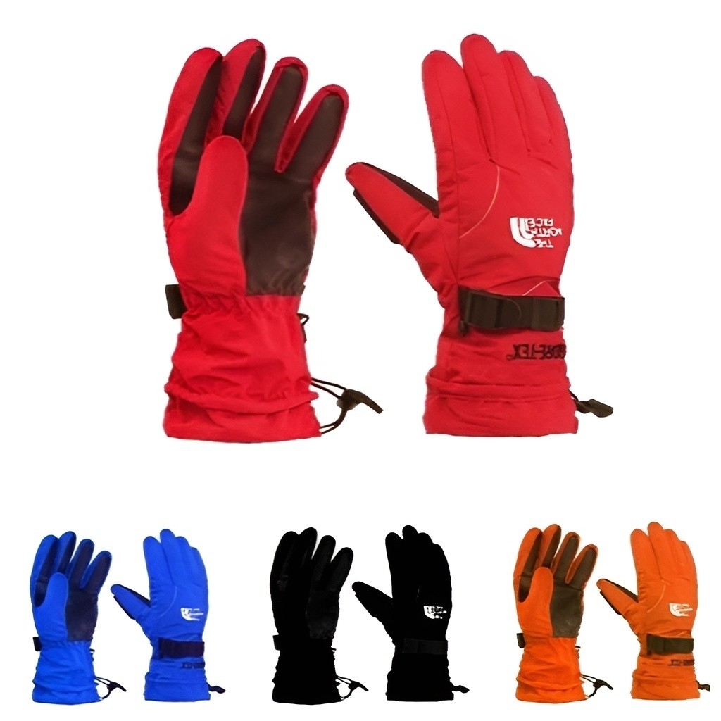 دستکش کوهنوردی اورجینال دوپوش و ضد آب نورث فیس GORETEX(و خرید قسطی)