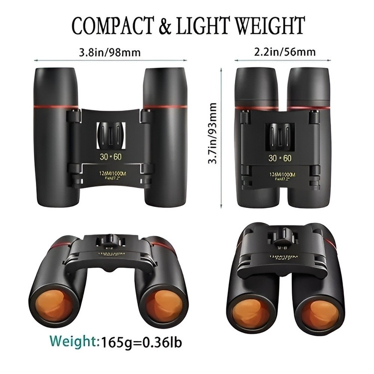 دوربین شکاری دوچشمی اورجینال جیبی و تاشو BINOCULARS(و خرید قسطی)