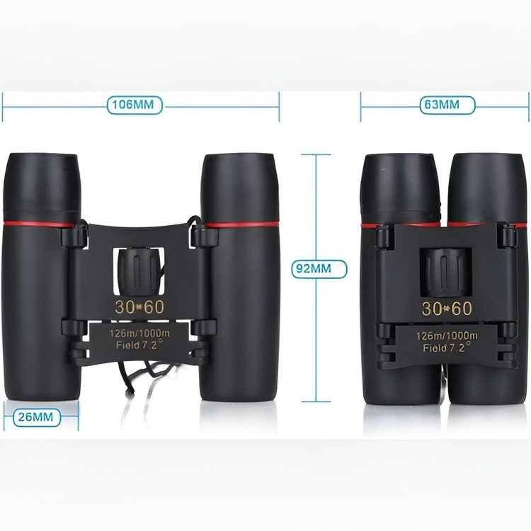 دوربین شکاری دوچشمی اورجینال جیبی و تاشو BINOCULARS(و خرید قسطی)