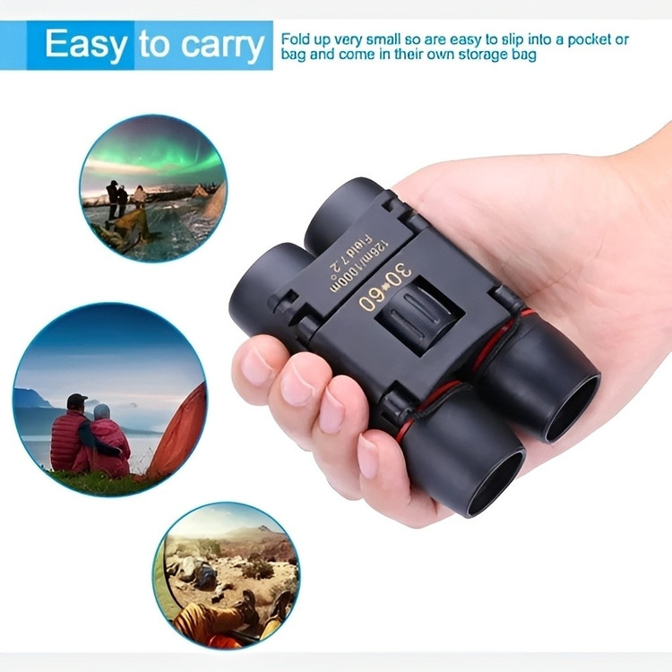 دوربین شکاری دوچشمی اورجینال جیبی و تاشو BINOCULARS(و خرید قسطی)
