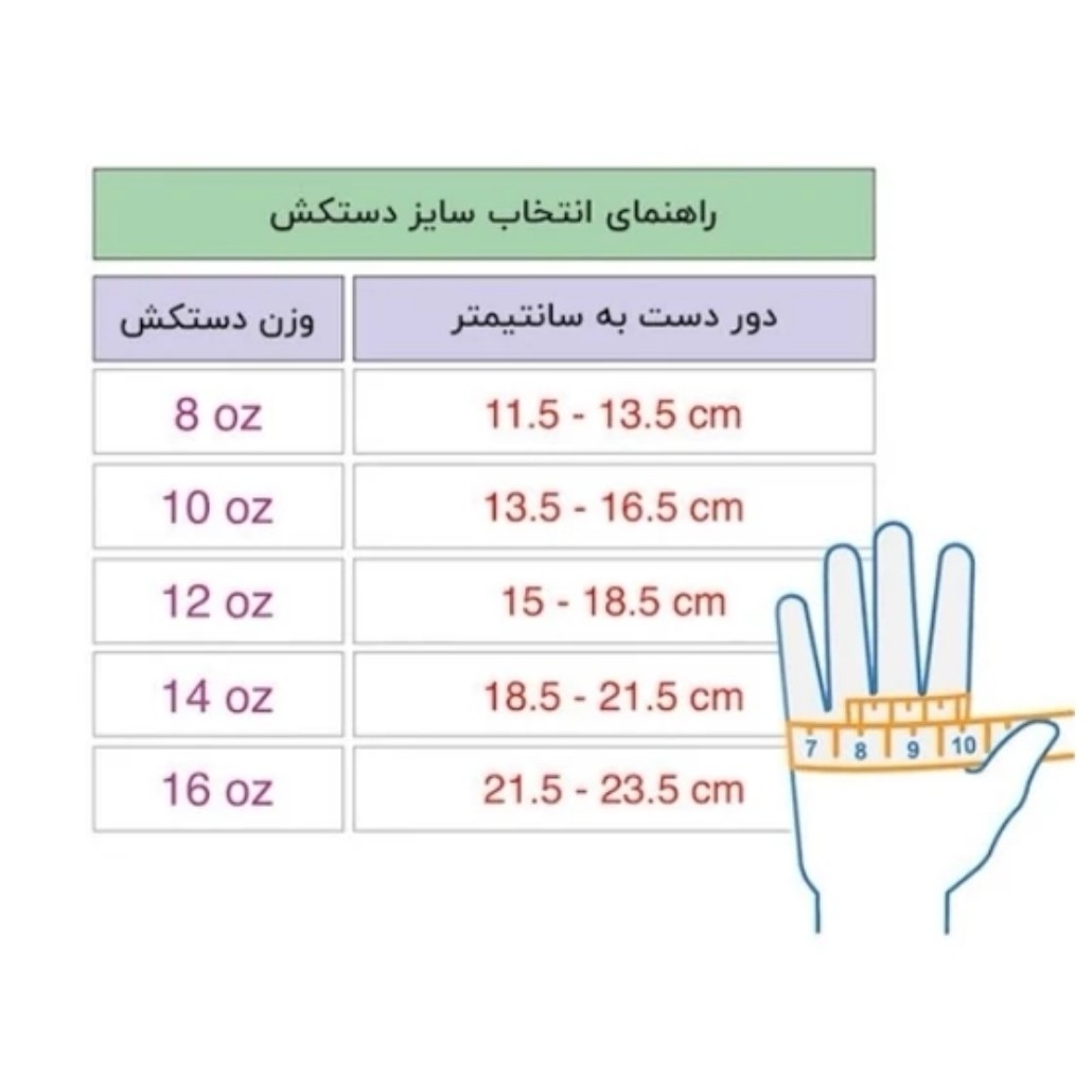 دستکش بوکس چرم گرین هیل اورجینال سایز 10 و 12(و خرید قسطی)