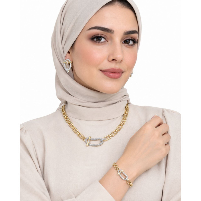 ست زیورآلات زنانه مدل KYSERHER02