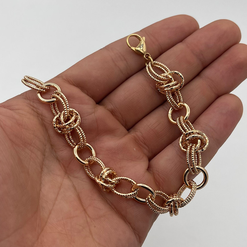 دستبند زنجیری زنانه ژوپینگ مدل KYDAS299