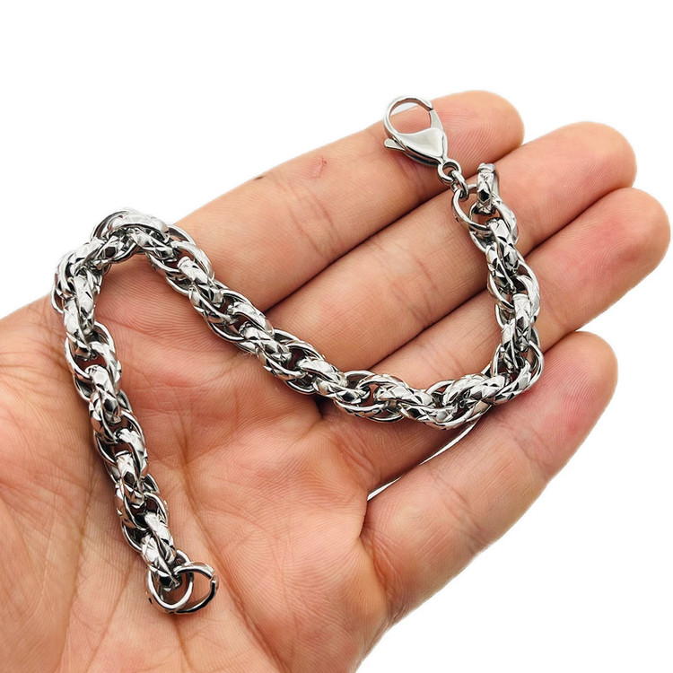 دستبند زنجیری زنانه ژوپینگ با آبکاری طلا مدل KYDASXP320