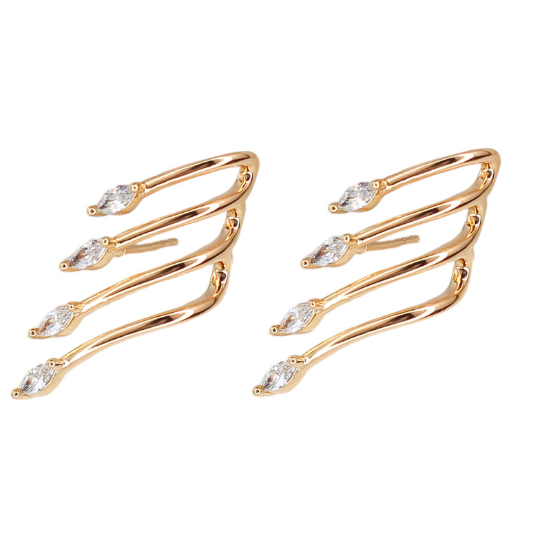 گوشواره میخی زنانه ژوپینگ مدل AAC1206