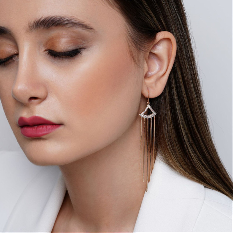 گوشواره زنانه ژوپینگ مدل cs442