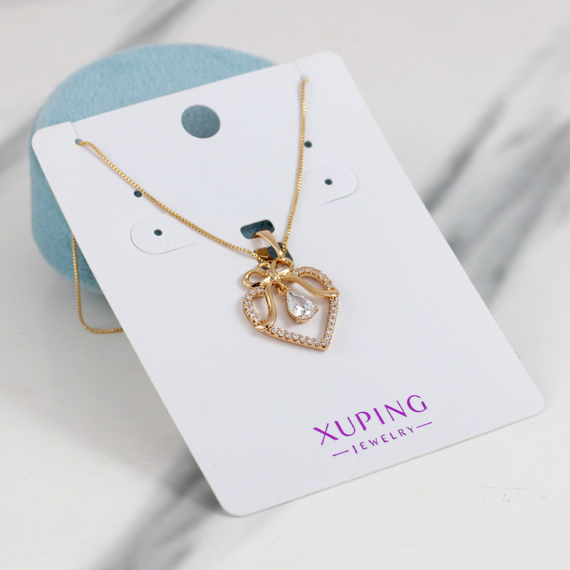 گردنبند زنانه ژوپینگ مدل قلب کد AAB995