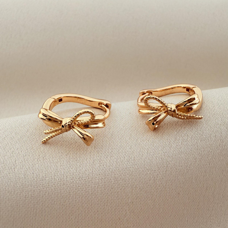 گوشواره حلقه ای زنانه ژوپینگ طرح پاپیون مدل X0001007