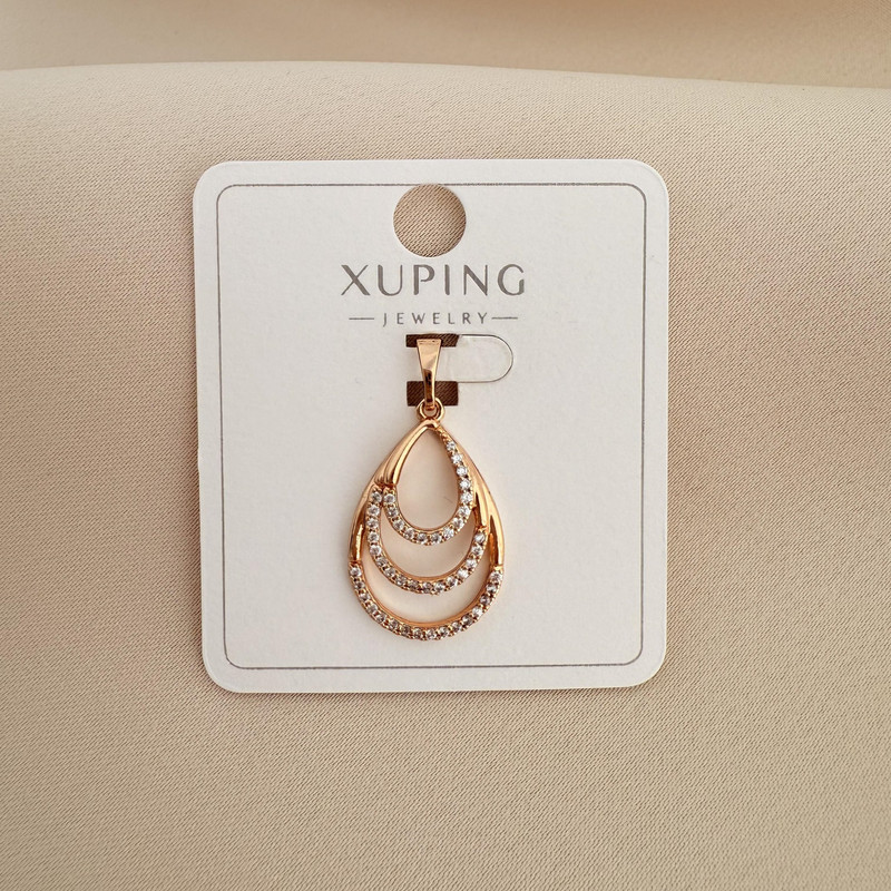 آویز گردنبند طرح اشک ژوپینگ مدل X001099729