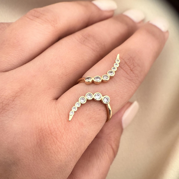انگشتر زنانه ژوپینگ مدل R0037