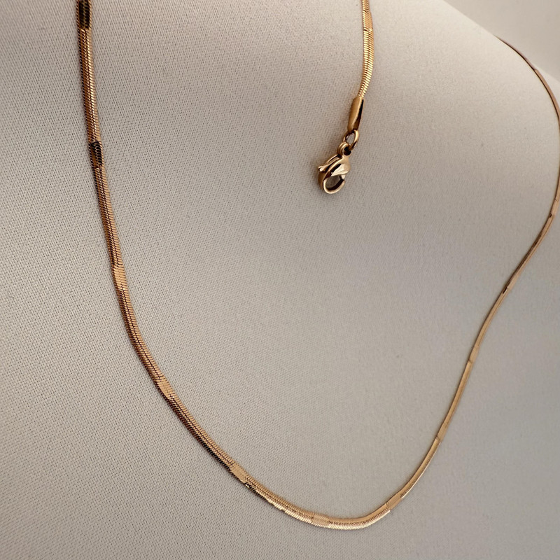 زنجیر زنانه ژوپینگ مدل هرینگبون T001097211