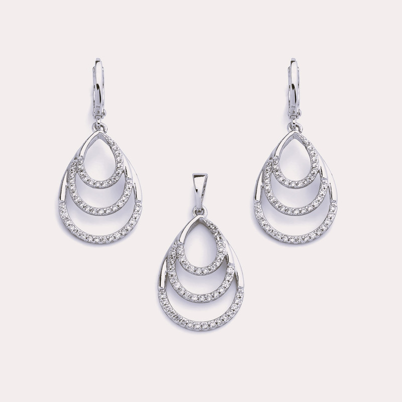 نیم‌ست زنانه ژوپینگ طرح اشک مدل X001103966