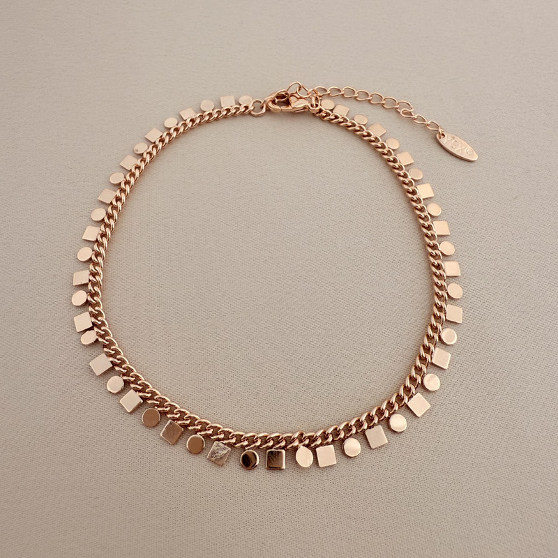 پابند زنانه وای اس ایکس طرح مربع و دایره مدل Y005G