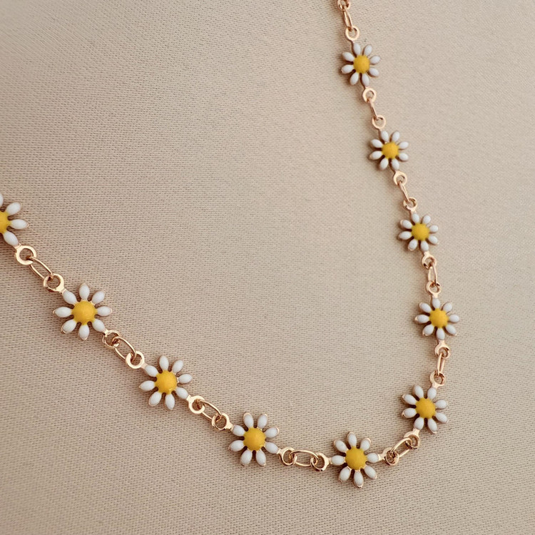پابند زنانه وای اس ایکس طرح گل بابونه مدل Y003