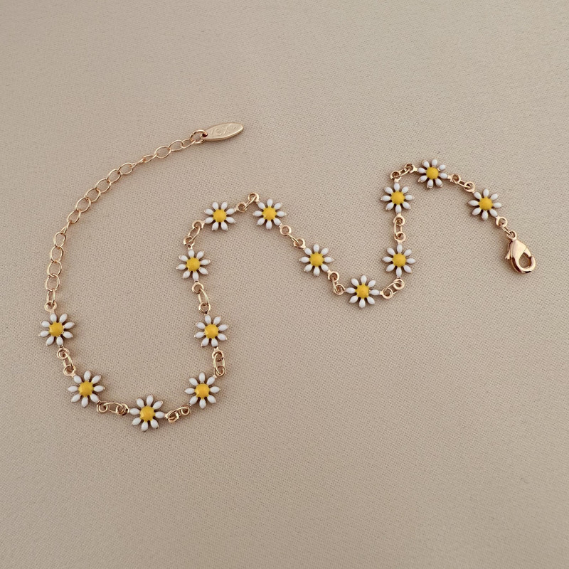 پابند زنانه وای اس ایکس طرح گل بابونه مدل Y003
